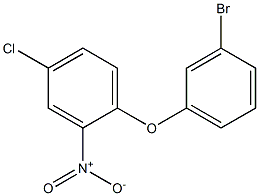 1-(3-bromophenoxy)-4-chloro-2-nitrobenzene Structure