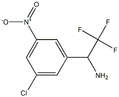 1-(3-chloro-5-nitrophenyl)-2,2,2-trifluoroethan-1-amine Structure