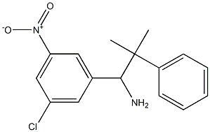 1-(3-chloro-5-nitrophenyl)-2-methyl-2-phenylpropan-1-amine Structure