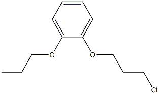 1-(3-chloropropoxy)-2-propoxybenzene 구조식 이미지