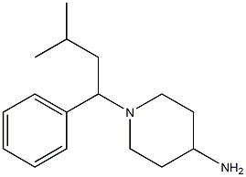 1-(3-methyl-1-phenylbutyl)piperidin-4-amine Structure