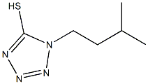 1-(3-methylbutyl)-1H-1,2,3,4-tetrazole-5-thiol 구조식 이미지