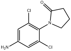 1-(4-amino-2,6-dichlorophenyl)pyrrolidin-2-one Structure