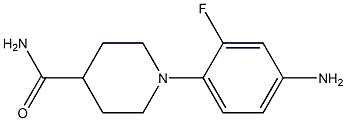 1-(4-amino-2-fluorophenyl)piperidine-4-carboxamide 구조식 이미지