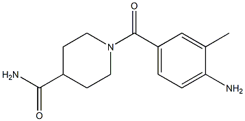 1-(4-amino-3-methylbenzoyl)piperidine-4-carboxamide 구조식 이미지