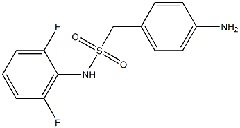 1-(4-aminophenyl)-N-(2,6-difluorophenyl)methanesulfonamide Structure