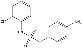 1-(4-aminophenyl)-N-(2-chlorophenyl)methanesulfonamide Structure