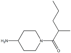 1-(4-aminopiperidin-1-yl)-2-methylpentan-1-one Structure