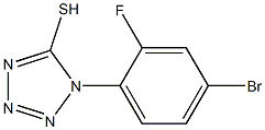 1-(4-bromo-2-fluorophenyl)-1H-1,2,3,4-tetrazole-5-thiol Structure