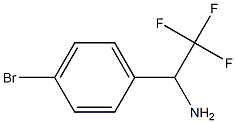 1-(4-bromophenyl)-2,2,2-trifluoroethanamine Structure