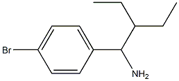 1-(4-bromophenyl)-2-ethylbutan-1-amine Structure