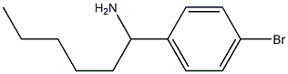 1-(4-bromophenyl)hexan-1-amine Structure