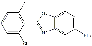 2-(2-chloro-6-fluorophenyl)-1,3-benzoxazol-5-amine Structure