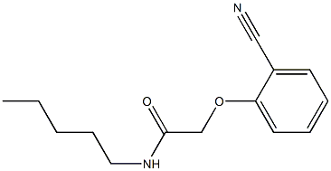 2-(2-cyanophenoxy)-N-pentylacetamide Structure