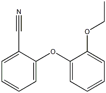 2-(2-ethoxyphenoxy)benzonitrile 구조식 이미지