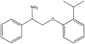 2-(2-isopropylphenoxy)-1-phenylethanamine Structure