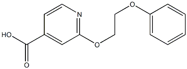 2-(2-phenoxyethoxy)pyridine-4-carboxylic acid Structure