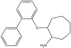 2-(2-phenylphenoxy)cycloheptan-1-amine 구조식 이미지