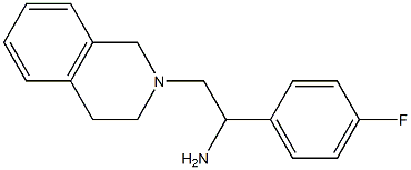 2-(3,4-dihydroisoquinolin-2(1H)-yl)-1-(4-fluorophenyl)ethanamine Structure