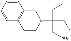 2-(3,4-dihydroisoquinolin-2(1H)-yl)-2-ethylbutan-1-amine 구조식 이미지