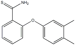 2-(3,4-dimethylphenoxy)benzene-1-carbothioamide 구조식 이미지