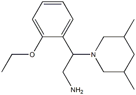 2-(3,5-dimethylpiperidin-1-yl)-2-(2-ethoxyphenyl)ethanamine 구조식 이미지