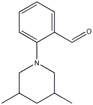 2-(3,5-dimethylpiperidin-1-yl)benzaldehyde Structure