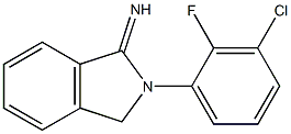 2-(3-chloro-2-fluorophenyl)-2,3-dihydro-1H-isoindol-1-imine 구조식 이미지