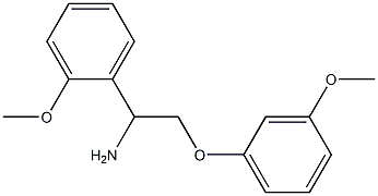 2-(3-methoxyphenoxy)-1-(2-methoxyphenyl)ethanamine 구조식 이미지