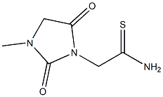 2-(3-methyl-2,5-dioxoimidazolidin-1-yl)ethanethioamide Structure