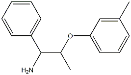 2-(3-methylphenoxy)-1-phenylpropan-1-amine 구조식 이미지