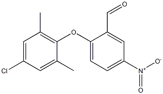 2-(4-chloro-2,6-dimethylphenoxy)-5-nitrobenzaldehyde Structure