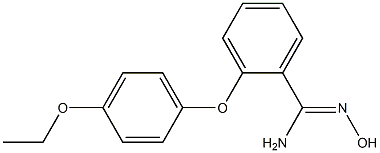 2-(4-ethoxyphenoxy)-N'-hydroxybenzene-1-carboximidamide Structure