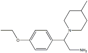 2-(4-ethoxyphenyl)-2-(4-methylpiperidin-1-yl)ethanamine 구조식 이미지