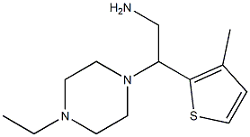 2-(4-ethylpiperazin-1-yl)-2-(3-methylthien-2-yl)ethanamine 구조식 이미지