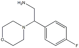 2-(4-fluorophenyl)-2-(morpholin-4-yl)ethan-1-amine Structure