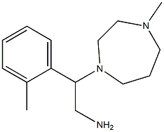 2-(4-methyl-1,4-diazepan-1-yl)-2-(2-methylphenyl)ethan-1-amine Structure