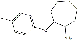 2-(4-methylphenoxy)cycloheptan-1-amine Structure