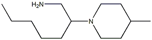 2-(4-methylpiperidin-1-yl)heptan-1-amine Structure