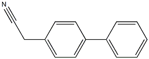2-(4-phenylphenyl)acetonitrile 구조식 이미지