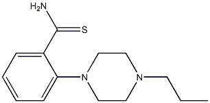 2-(4-propylpiperazin-1-yl)benzene-1-carbothioamide Structure