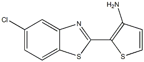 2-(5-chloro-1,3-benzothiazol-2-yl)thiophen-3-amine Structure