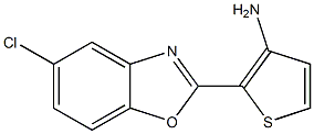 2-(5-chloro-1,3-benzoxazol-2-yl)thiophen-3-amine 구조식 이미지