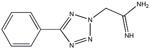 2-(5-phenyl-2H-1,2,3,4-tetrazol-2-yl)ethanimidamide Structure