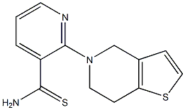 2-(6,7-dihydrothieno[3,2-c]pyridin-5(4H)-yl)pyridine-3-carbothioamide Structure