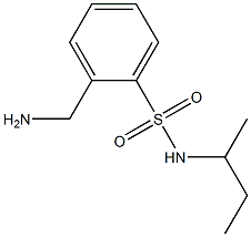 2-(aminomethyl)-N-(sec-butyl)benzenesulfonamide 구조식 이미지