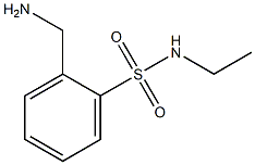 2-(aminomethyl)-N-ethylbenzenesulfonamide 구조식 이미지