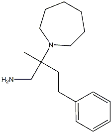 2-(azepan-1-yl)-2-methyl-4-phenylbutan-1-amine 구조식 이미지