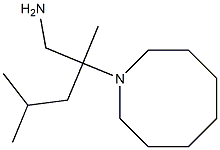2-(azocan-1-yl)-2,4-dimethylpentan-1-amine 구조식 이미지