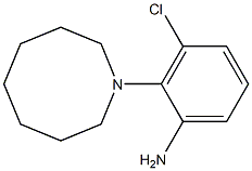 2-(azocan-1-yl)-3-chloroaniline Structure